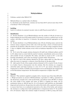 Methylcellulose (Revision 3)