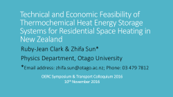 Technical and Economic Feasibility of Thermochemical Heat Energy