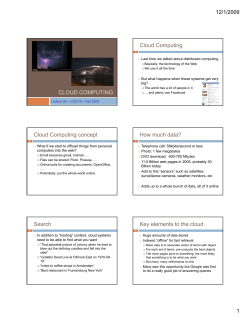 Lecture Notes (6up) - Cornell Computer Science