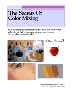 The Secrets Of Color Mixing