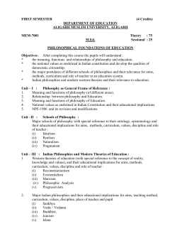 to view Syllabus - Aligarh Muslim University