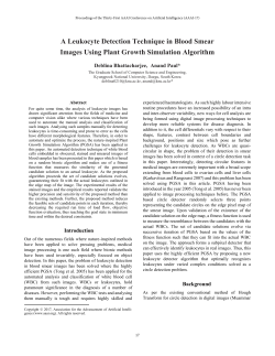 A Leukocyte Detection Technique in Blood Smear Images Using