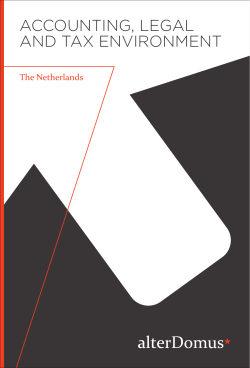 THE NETHERLANDS Accounting Legal and Tax