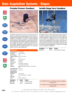 Data Acquisition Systems - Biopac