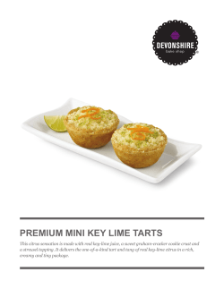 premium mini key lime tarts