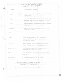 Qualitative and Quantitative Data