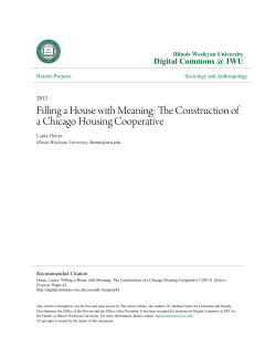 Filling a House with Meaning: The Construction of a Chicago