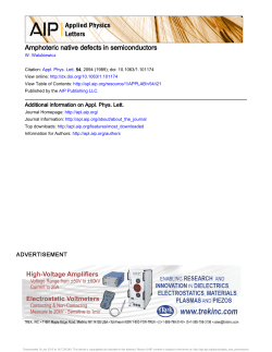 Amphoteric native defects in semiconductors
