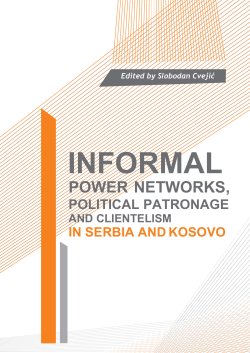 Informal Power Networks - Political Patronage and Clientelism in