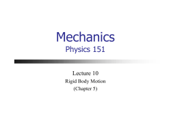 Rigid Body - Equation of Motion