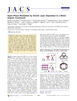 Vapor-Phase Metalation by Atomic Layer Deposition in a Metal