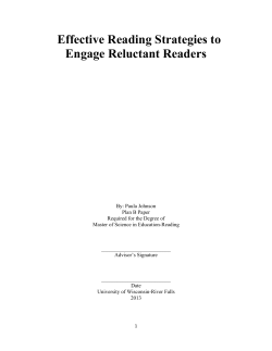 Effective Reading Strategies to Engage Reluctant Readers
