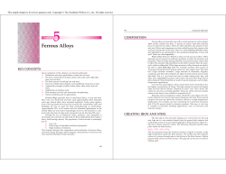 Ferrous Alloys - Goodheart