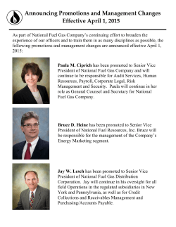 Announcing Promotions and Management Changes