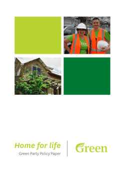 Home for life - Green Party of Aotearoa New Zealand