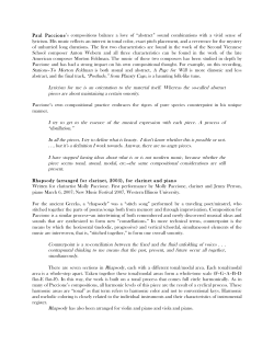 Stations&ndash;To Morton Feldman, for solo piano