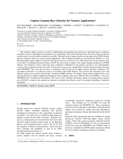 Capture Gamma-Ray Libraries for Nuclear Applications