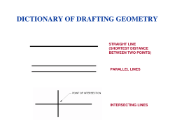 DICTIONARY OF DRAFTING GEOMETRY