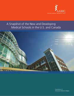 A Snapshot of the New and Developing Medical