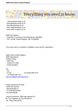 SAM online stores United Kingdom