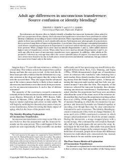 Adult age differences in unconscious