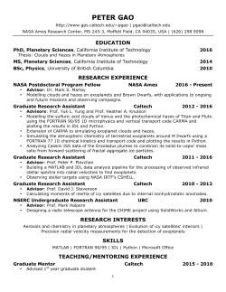 Curriculum Vitae