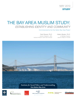 The Bay area MusliM sTudy