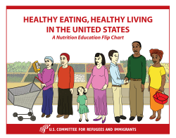 Healthy Eating Flip Chart - US Committee for Refugees and