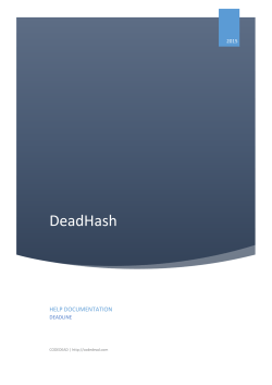 DeadHash - CodeDead