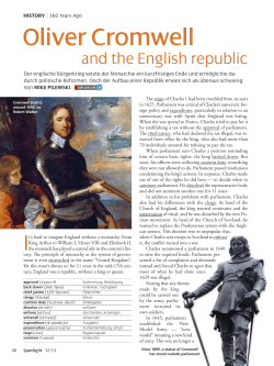 Oliver Cromwell - Spotlight Online