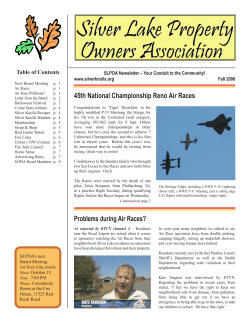 45th National Championship Reno Air Races Problems during Air