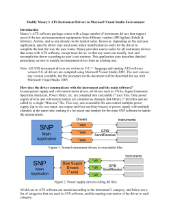 Modify Maury ATS Instrument driver in Microsoft Visual Studio