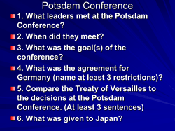 Potsdam Conference