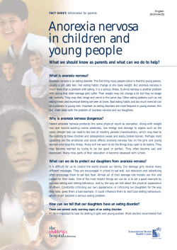 Anorexia nervosa in children and young people (English)