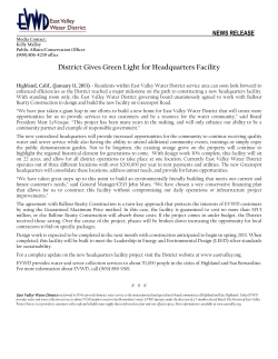 District Gives Green Light for Headquarters Facility