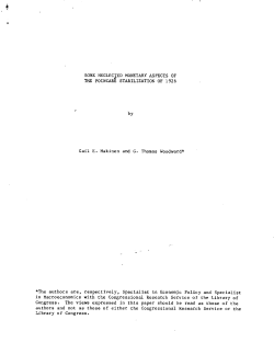 Some Neglected Monetary Aspects of the Poincare Stabilization of