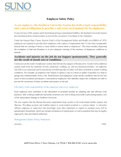Employee Safety Policy