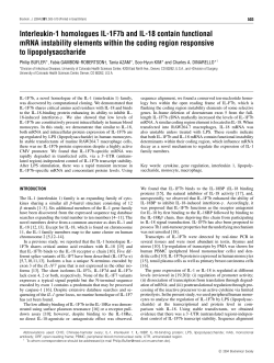 Interleukin-1 homologues IL-1F7b and IL