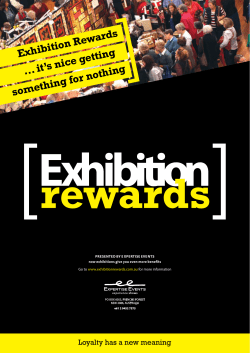 Exhibition Rewards something for nothing it`s nice getting