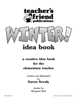 a creative idea book for the elementary teacher