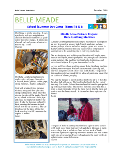 Newsletter December 2016