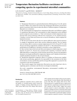 Temperature fluctuation facilitates coexistence of competing species