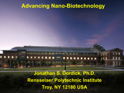 Advancing Nano-Biotechnology - National Academy of Sciences
