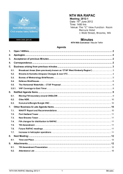 nwa120615 - Civil Aviation Safety Authority