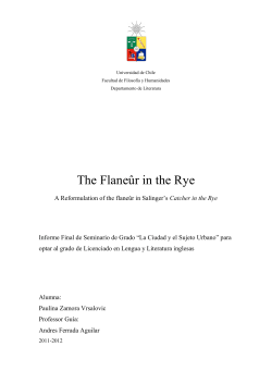 Holden Caulfield is a garment - Tesis U. de Chile