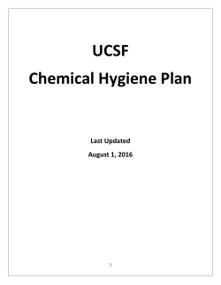 Chemical Hygiene Plan