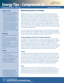 Maintaining System Air Quality