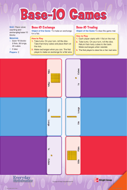 Base-10 Games - Everyday Math