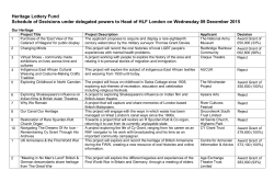 delegated decisions December 2015