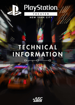 Tech Pack  - PlayStation Theater